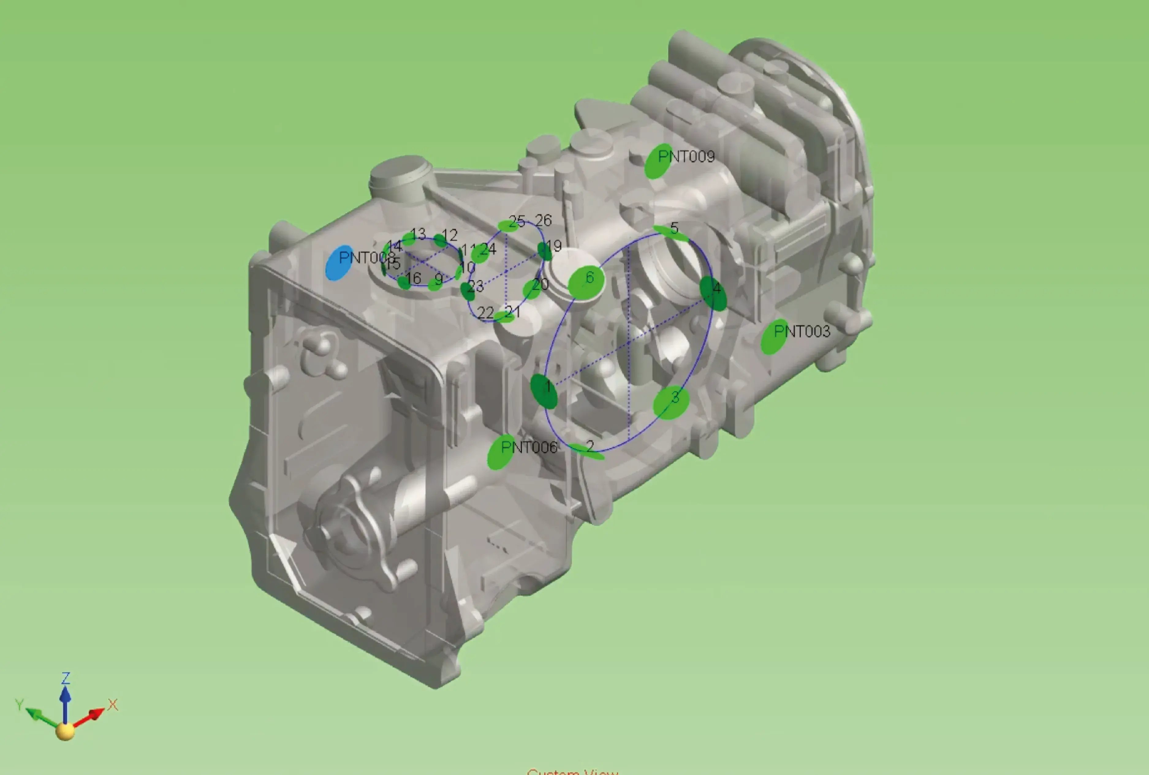 Gearbox Housing - Datum Alignment Example