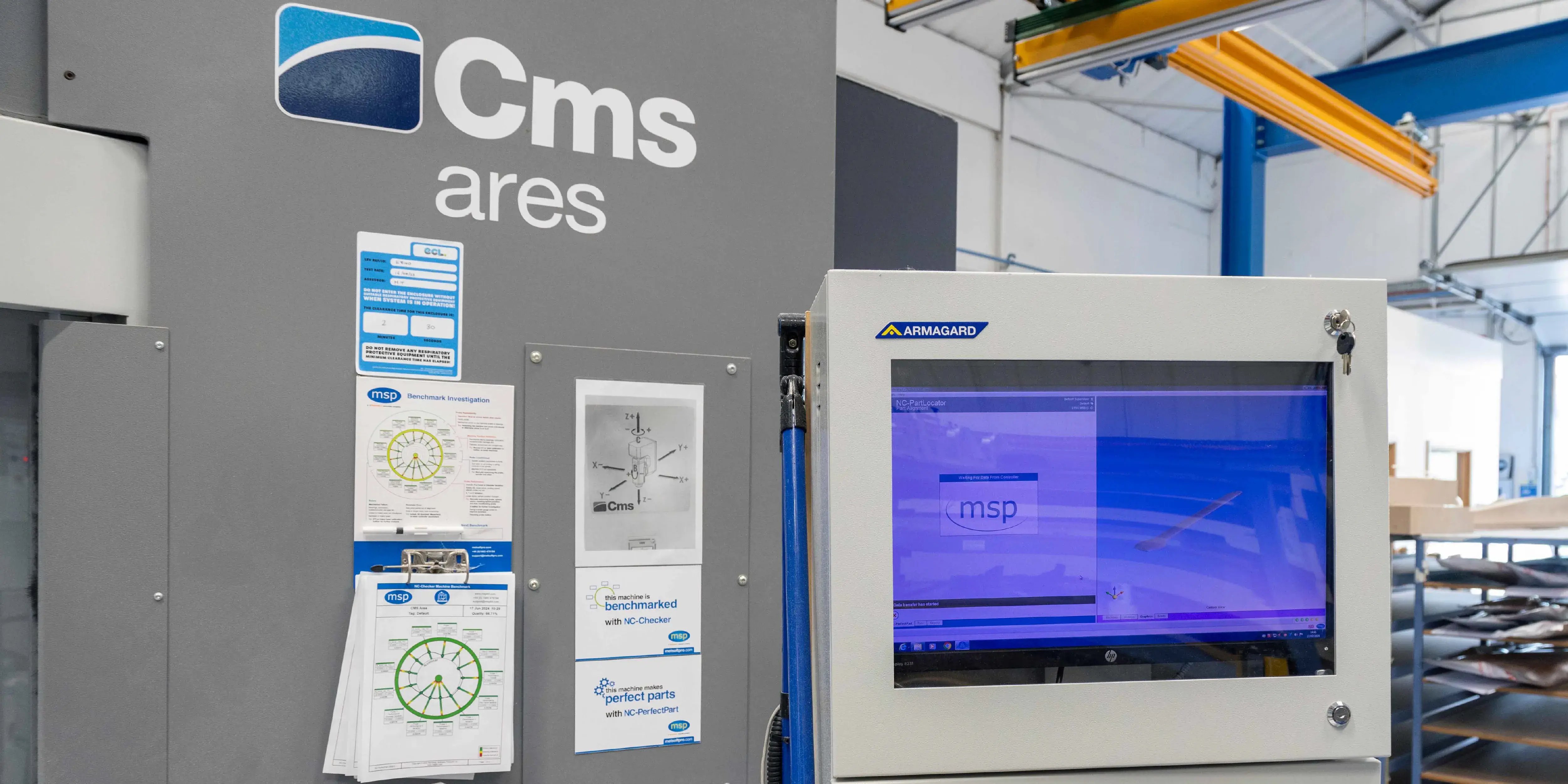 Leonardo now runs NC-Checker to check the capability of its CNC machine tool