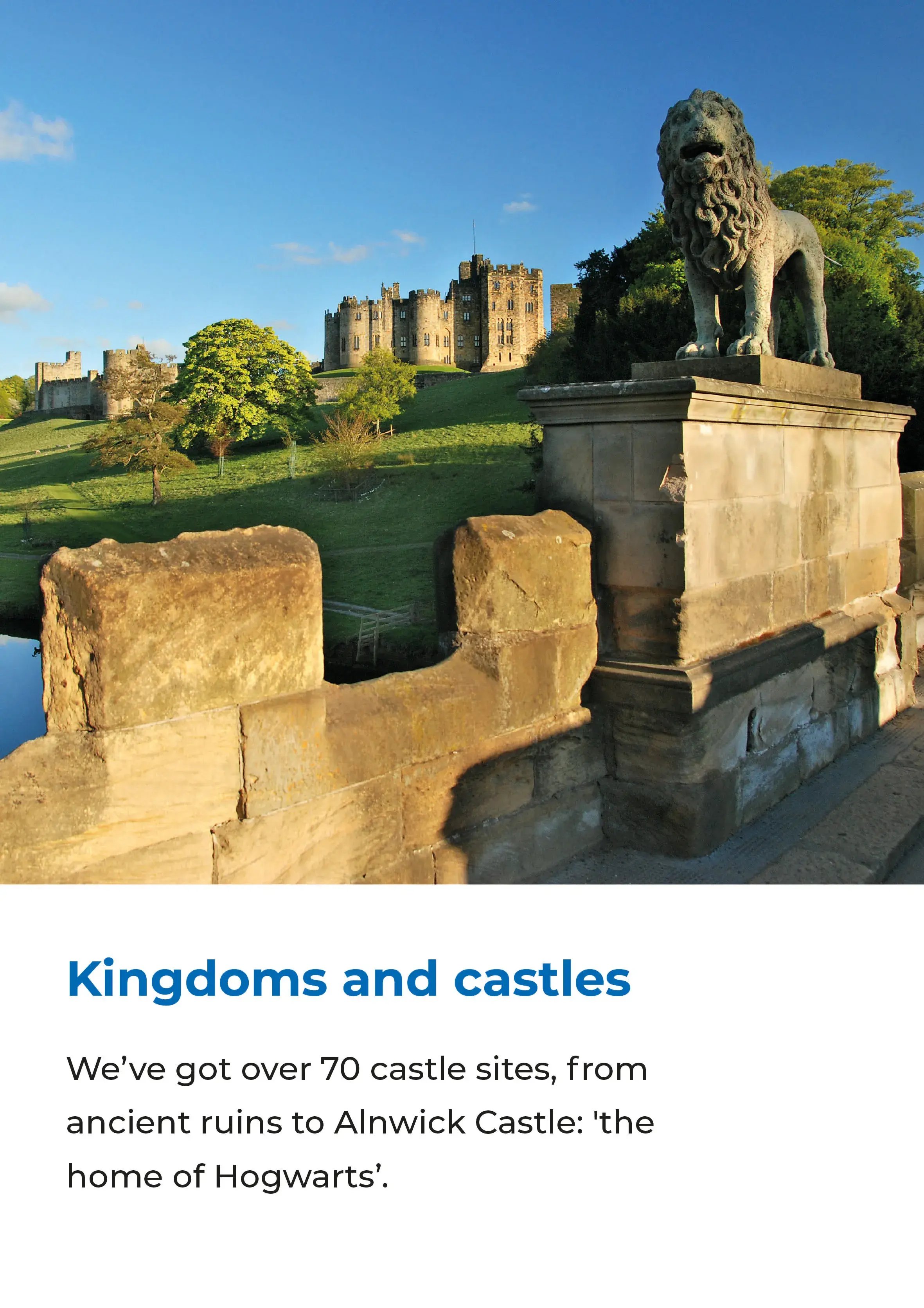 MSP is two minutes from Alnwick Castle