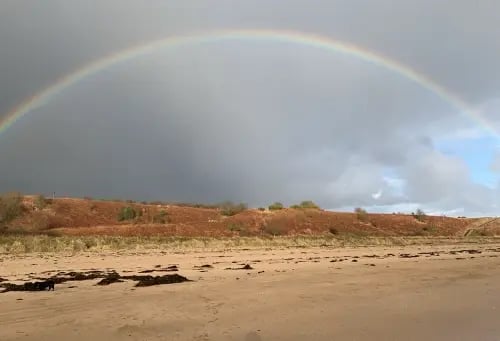 Rainbow over Alnmouth