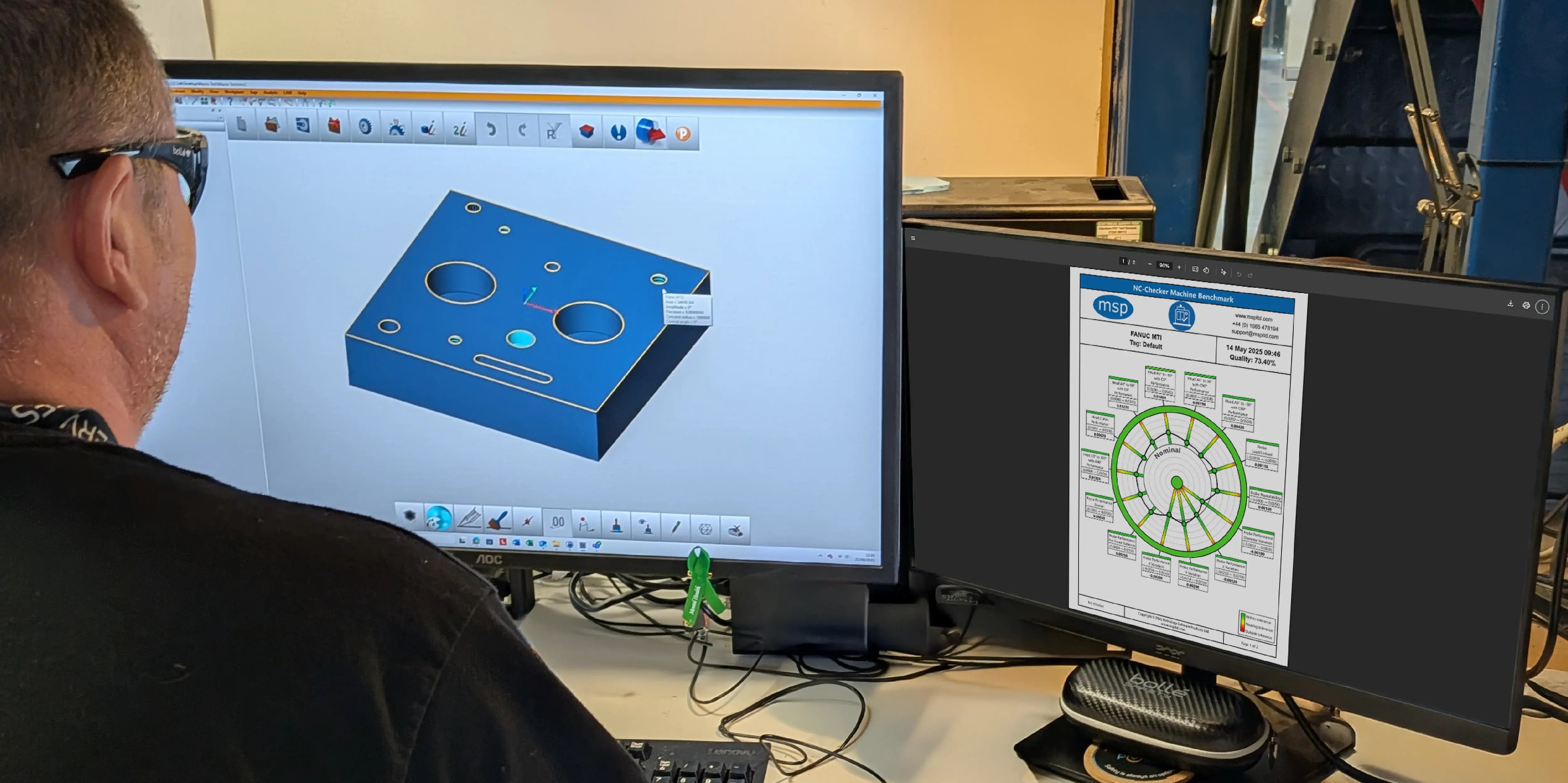 CNC machine capability can be assessed by MSP NC-Checker