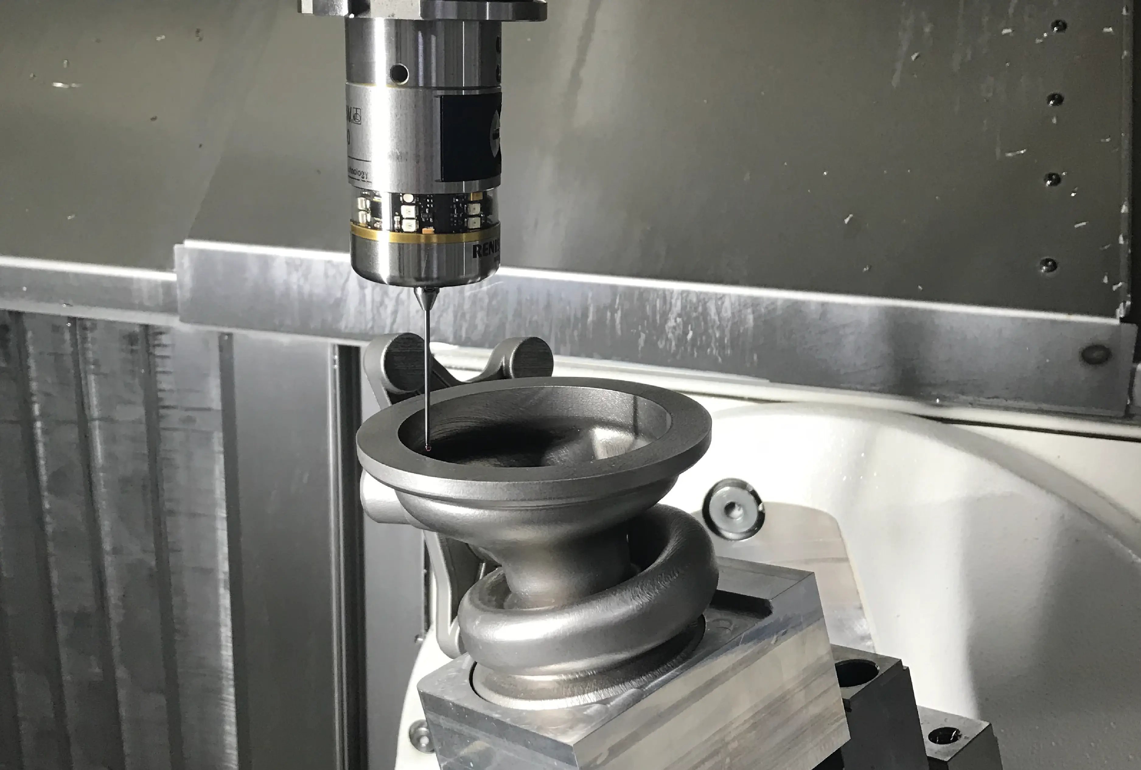 5-axis probing can help monitor processes to help reduce or eliminate scrap
