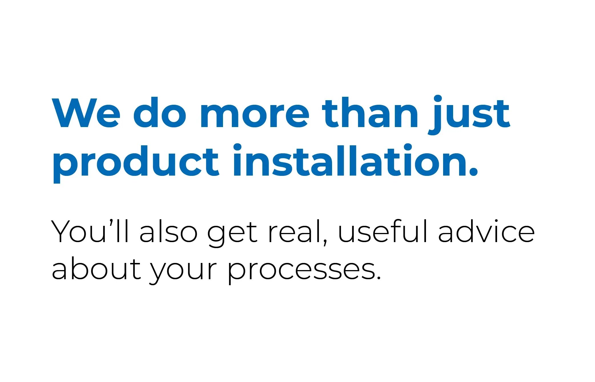 MSP do more than just product installation