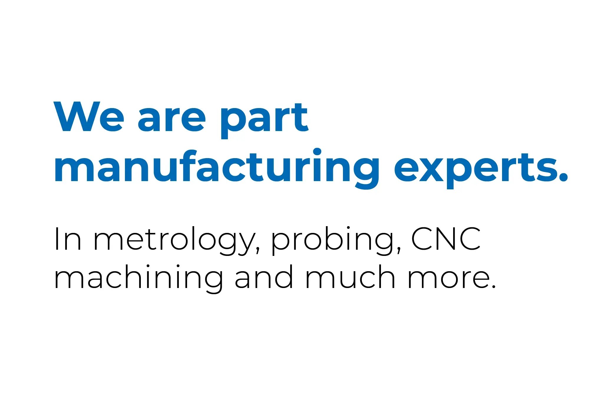 MSP are Part Manufacturing Experts