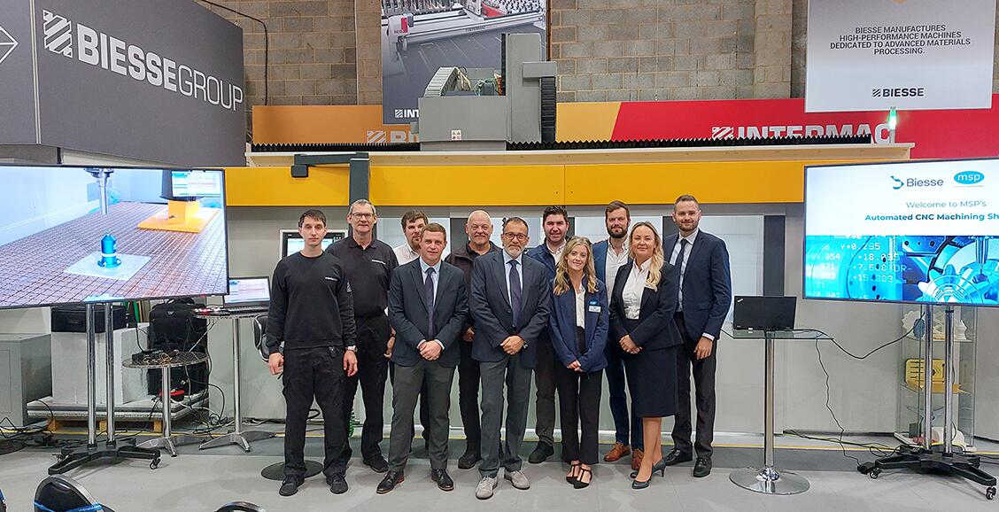 The team behind our Automated CNC Machining Showcase