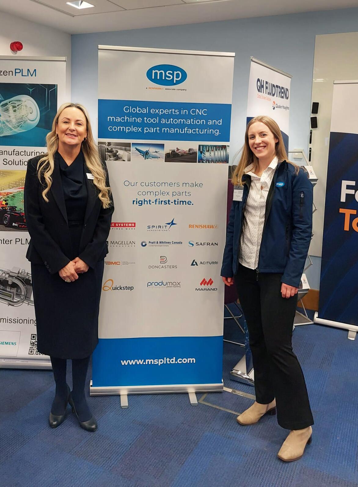 Margaret and Chloe at the AFRC Tier 2 Member Event