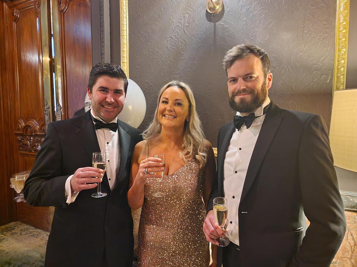 Graeme, Margaret and Aidan at the MAA Annual Dinner this month.