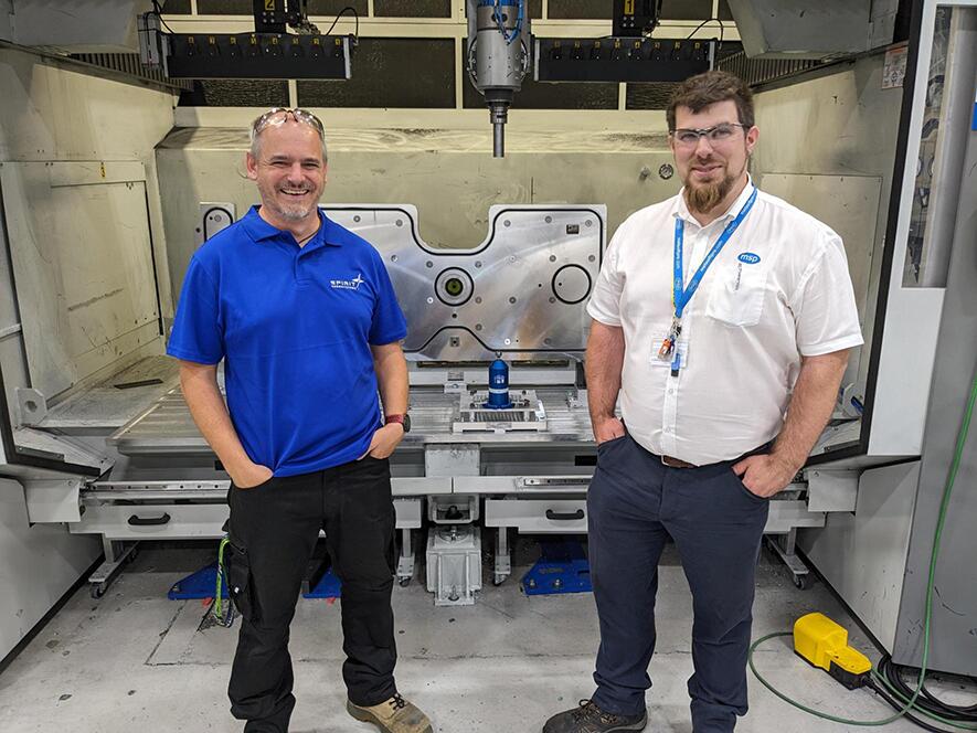 SH was onsite at Spirit Aerosystems this month
